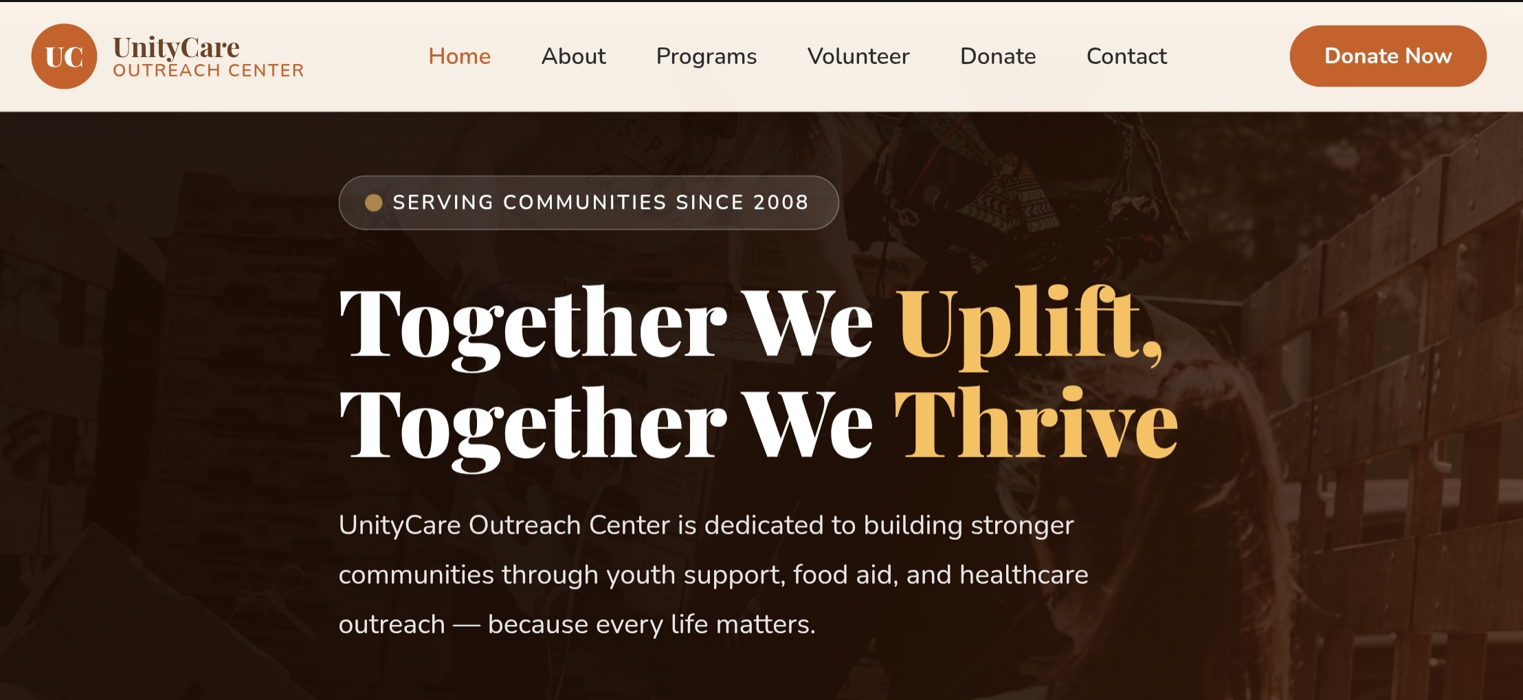 Sample website design